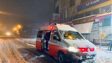 Μπλακ άουτ σε 20 πόλεις της Ιορδανίας από τη σφοδρή χιονόπτωση