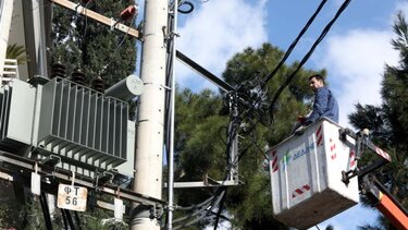 Ηράκλειο: Συναγερμός στην Κηπούπολη για πτώση καλωδίου ρεύματος