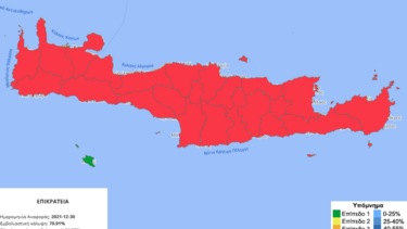 Στο "κόκκινο" όλη η Κρήτη