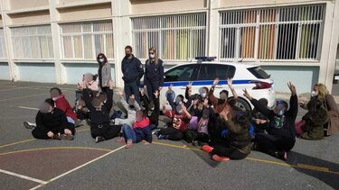 Στο 1ο Ειδικό Σχολείο Ηρακλείου η Τροχαία