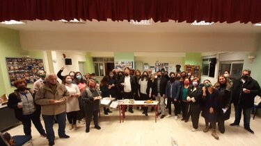 Η Μικτή Χορωδία της Περιφερειακής Ενότητας Ηρακλείου έκοψε την πρωτοχρονιάτικη πίτα της