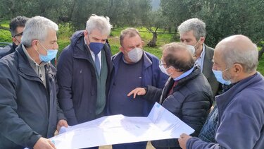 Επίσημη εγκατάσταση του ανάδοχου εργολάβου στον Κόμβο Δραπανιά 