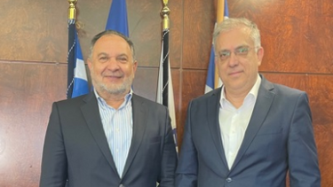 Συνάντηση του Γιάννη Κουράκη με τον Υπουργό Προστασίας του Πολίτη 