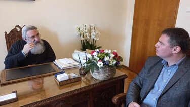 Στον Αρχιεπίσκοπο Κρήτης, ο δήμαρχος Χερσονήσου