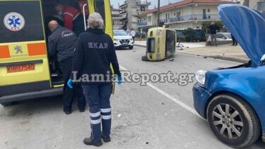 Σοβαρό τροχαίο σε διασταύρωση- τραυματίστηκε αστυνομικός