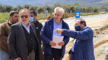 Επιθεώρηση Παπαδογιάννη στον κόμβο των Μουρνιών 