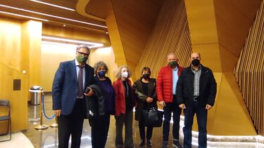 Δήμος Αγ. Νικολάου: Προσφορά γλυπτού στον Δήμο Αγίου Δομετίου της Κύπρου