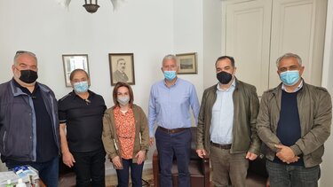 Φορείς της αγοράς των Χανίων συνάντησε ο Μ.Βολουδάκης