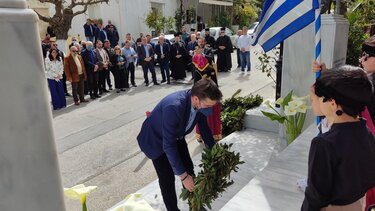 Τον οπλαρχηγό της Επανάστασης του 1866 Ηρακλή Κοκκινίδη τίμησαν Δήμος Μαλεβιζίου και Κοινότητα Κεραμουτσίου