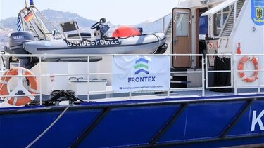Στο Ηράκλειο το Ιταλικό σκάφος της Frontex - Ξεκινά άμεσα περιπολίες