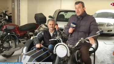 Η εντυπωσιακή συλλογή από δίκυκλες αντίκες του Σάββα Ηλιάδη