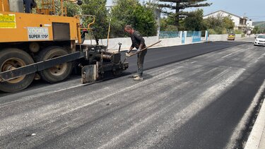 Ασφαλτόστρωση σε υποδομές Οδοποιίας, στην Κοινότητα Βουκολιών