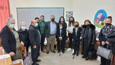Έψαλαν τα κάλαντα στο Κέντρο Ημερήσιας Φροντίδας Ηλικιωμένων της Χερσονήσο