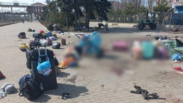 Ουκρανία: Για "αποτρόπαιη επίθεση" στον σταθμό του Κραματόρσκ κάνει λόγο ο Μακρόν