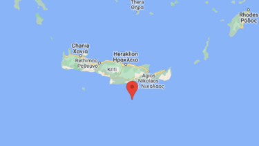 Σεισμός 3,7 Ρίχτερ νότια του ν. Ηρακλείου 
