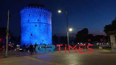 Στα μπλε ο Λευκός Πύργος για την Παγκόσμια Ημέρα Κοιλιοκάκης