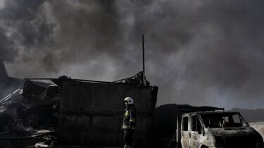 Πόλεμος στην Ουκρανία: Πυρκαγιά σε ρωσική στρατιωτική εγκατάσταση