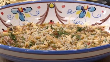 Μακαρόνια της Σμίλας με λάχανο και μανιτάρια