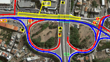 Εργασίες ανακατασκευής ασφαλτοτάπητα στον κόμβο Αλικαρνασσού επί της Καζαντζίδη 