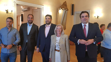 Συνάντηση Εμπορικού Συλλόγου Ρεθύμνης με τον Υπουργό και Υφυπουργό Ψηφιακής Διακυβέρνησης 