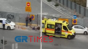 Λαμαρίνα αποκολλήθηκε από τους ανέμους και χτύπησε άντρα στο κεφάλι