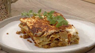 Vegeterian κανελόνια με φακή Εγκλουβής