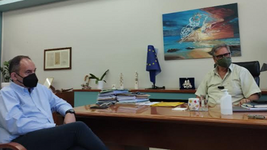 Συνάντηση Πλακιωτάκη - Ζερβού για θέματα του Δήμου Αγίου Νικολάου 