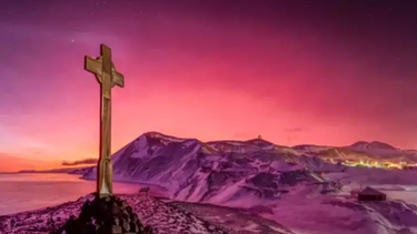 H Ανταρκτική «ντύθηκε» στα ροζ - Εντυπωσιακές εικόνες 