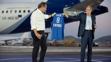 Με τα φτερά της AEGEAN και το «δικό της» αεροπλάνο, πετά στο Μιλάνο η Εθνική Ομάδα Μπάσκετ 