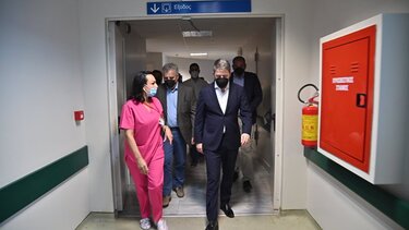 Επίσκεψη Ανδρουλάκη στο νοσοκομείο της Κέρκυρας