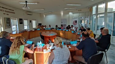 Συνάντηση φορέων Πολιτικής Προστασίας στον Δήμο Μαλεβιζίου