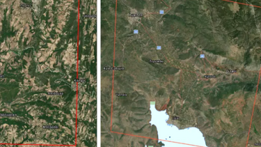 12.153 στρέμματα κάηκαν στην Ιτέα, σύμφωνα με το σύστημα Copernicus