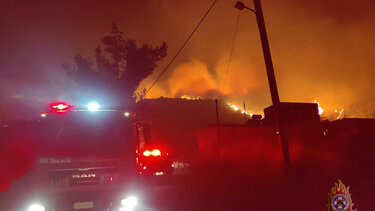 Στα καμένα του νότιου Ρεθύμνου πολυμελές κλιμάκιο του ΚΚΕ