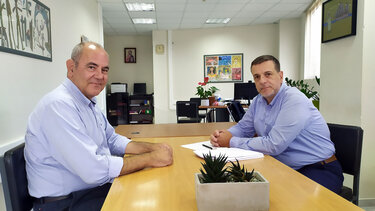 Το νέο προϊστάμενο της Διεύθυνσης Δευτεροβάθμιας Εκπαίδευσης συνάντησε ο Β.Διγαλάκης