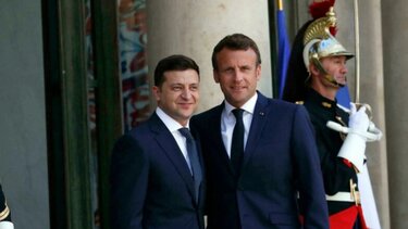 Ζελένσκι και Μακρόν μίλησαν για την αποστολή της ΙΑΕΑ στη Ζαπορίζια