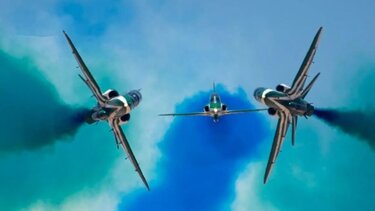 Πάνω από τα Χανιά ακροβατικά αεροσκάφη της Σαουδικής Αραβίας