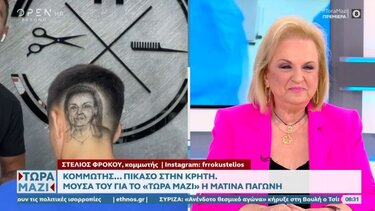 Κομμωτής… Πικάσο στην Κρήτη - Ζωγράφισε την Ματίνα Παγώνη