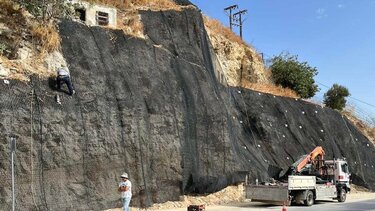 Σημαντικές εργασίες αντιστήριξης στην οδό Αστρινάκη