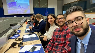 Ο Βασίλης Γαβαλάς στις Βρυξέλλες