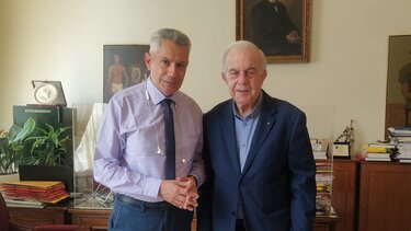 Συναντήθηκαν Λαμπρινός και Nεκτάριος Παπαβασιλείου