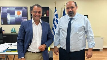 Συνάντηση του Μ. Σενετάκη με τον Χρήστο Τριαντόπουλο