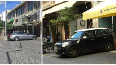 Κάνουν ότι ... δε βλέπουν τον πεζόδρομο και οδηγούν στο κέντρο!