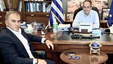 Με τον Γ. Πλακιωτάκη συναντήθηκε ο Θ. Καλαντζάκης