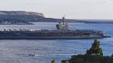 Μέχρι τις 10 Οκτωβρίου στη Σούδα το τεράστιο αεροπλανοφόρο των ΗΠΑ «George H.W. Bush»