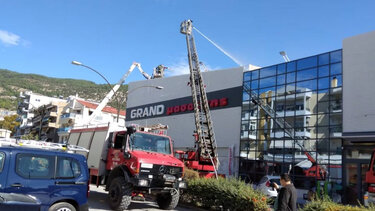 Καβάλα: Φωτιά σε Σούπερ Μάρκετ – Εκκενώθηκε από πελάτες και εργαζόμενους