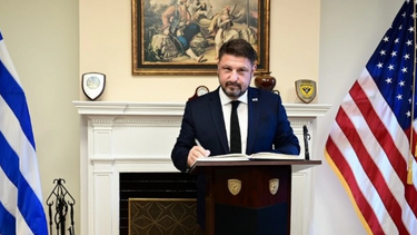 Χαρδαλιάς: Την ισχυροποίηση της στρατηγικής σχέσης Ελλάδας-ΗΠΑ έβαλε στο «τραπέζι» του Στέιτ Ντιπάρτμεντ