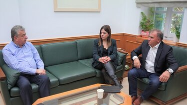 Συνάντηση Περιφερειάρχη Κρήτης με τον Δήμαρχο Ιεράπετρας