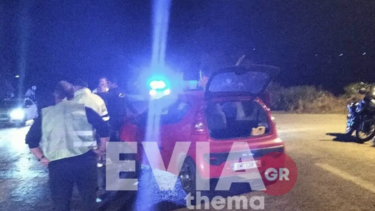 Σφοδρή σύγκρουση δυο αυτοκινήτων στην Ερέτρια