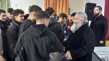 Επίσκεψη του Αρχιεπισκόπου Κρήτης στο 11ο ΓΕΛ Ηρακλείου 