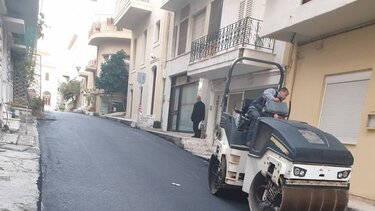 Ασφαλτοστρώσεων συνέχεια στο Ηράκλειο